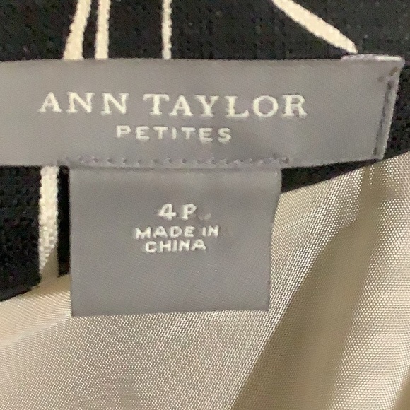 Ann Taylor Petites Black And White Skirt - Picture 7 of 7